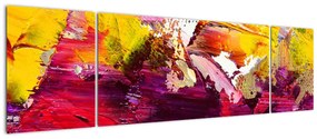 Obraz abstrakcji - malarstwo (170x50 cm)