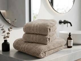 Ręcznik Classic 50 x 100 cm beżowy, 100% bawełna