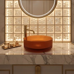 Umywalka nablatowa Rea Suri Brown