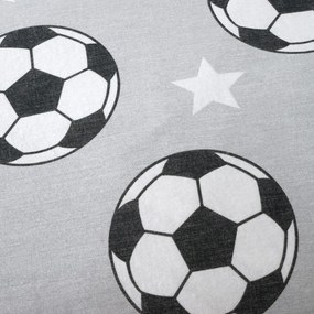Flanelowe prześcieradło dziecięce do łóżeczka 70x140 cm Football Stars – Catherine Lansfield