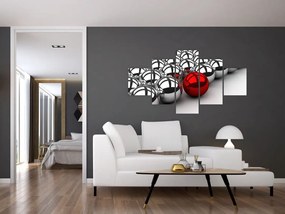 Obraz błyszczących kulek (125x70 cm)