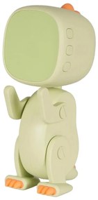 LED Dziecięca lampka nocna ściemnialna z budzikiem ROBOT LED/1W/5V 1200 mAh