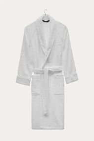 Modalowy unisex szlafrok DELUXE S Jasnoniebieski