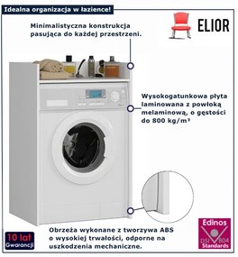 Biała szafka nad pralkę A1-D89