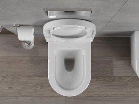 Mexen Rico miska wc z deską wolnoopadającą twarda, biała połysk - 30478000