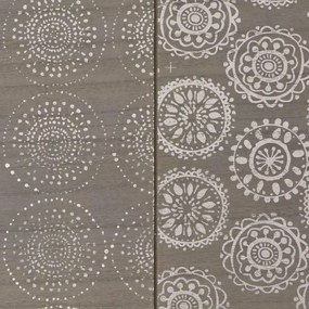 Szara konsola ze stalowymi nogami - Lexti