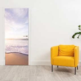 Fototapeta na drzwi - Piaszczysta plaża (95x205cm)