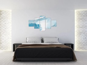 Obraz - Niebieski wystrój (125x70 cm)
