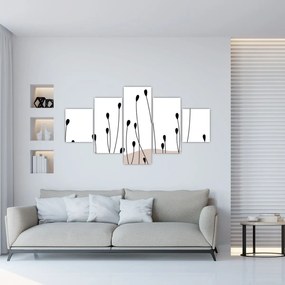 Obraz - Łąka graficzna N⁰1 (125x70 cm)