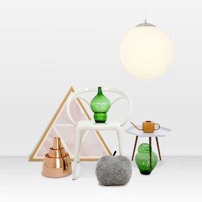 Nowoczesna lampa wisząca szklana 40 cm - Ball Nowoczesny Oswietlenie wewnetrzne