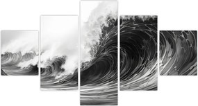 Obraz - Malowanie fal (125x70 cm)