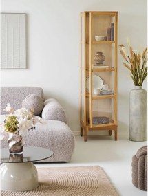 Witryna w naturalnym kolorze 47x180x40 cm Zamora – House Nordic