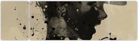 Obraz - Kobieta jazzowa (170x50 cm)