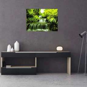 Obraz - Indonezyjskie wodospady (70x50 cm)