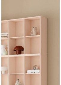 Jasnoróżowy regał wiszący 140x140x27 cm Mistral – Hammel Furniture