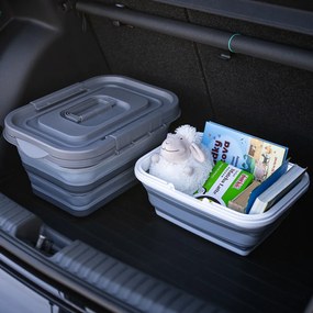 4Home Składany koszyk silikonowy na zakupy Clean