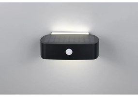 Zewnętrzna solarna lampa ścienna LED (wysokość 6 cm) Bilbao – Trio