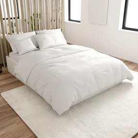 PrzytulneMieszkanie.pl PrzytulneMieszkanie.pl Pościel bawełniana biała LUX zakładka Rozmiar pościeli: 70 x 90 cm | 140 x 220 cm