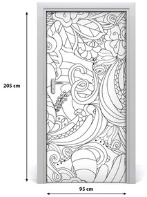Naklejka samoprzylepna okleina Tło Zentangle