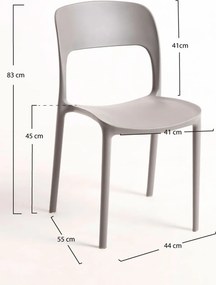 Zestaw 4 Krzese Inis