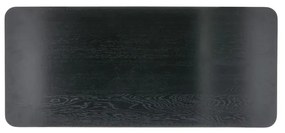 Stół konsolowy czarny dąb 100x44,5 cm Bast - Villa Collection