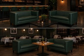 Sofa Monaco : Kolor nogi - Venge, Kolor tkaniny - EKO-SKÓRA - 6D, Typ tkaniny - Eko-skóra , Wysokość nogi - 15 cm