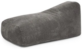 Ciemnoszary sztruksowy worek do siedzenia Snug 130 – SLOWDOWN