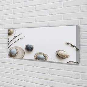 Fotoobraz na płótnie Jajka i Bazie