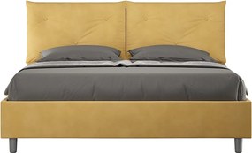 Łóżko bez stelaża tapicerowane 160x190 microfibra Okra Appia