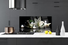 Szkło Ozdobne do Kuchni Świece Spa i Lilia Wodna