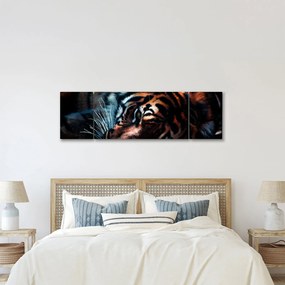 Obraz leżącego tygrysa (170x50 cm)