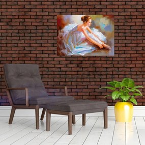 Obraz na szkle - Balerina (70x50 cm)
