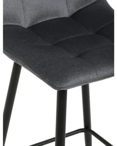 Zestaw krzeseł barowych B-X7015 GREY2, 4 szt.
