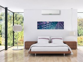 Obraz - struktura koloru (170x50 cm)