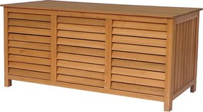 Drewniana skrzynia ogrodowa „Macao” – 130 x 64 x 60 cm – brązowa