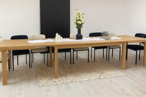 Stół rozkładany INFINITO Dąb do Salonu Jadalni 200-450 x 100 x 76 cm, Prostokątny