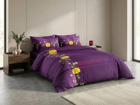 PrzytulneMieszkanie.pl PrzytulneMieszkanie.pl Bawełniana pościel RENARA fioletowa Rozmiar pościeli: 70 x 90 cm | 140 x 200 cm