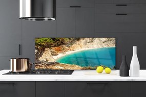 Panel Szklany Skalista Zatoka O Poranku