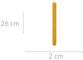 Świeczka DEMI, 26 cm