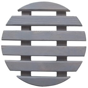 Drewniany kwietnik na kółkach ø 29 cm (wysokość 8 cm) Indoor – Esschert Design