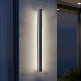 Kinkiet zewnętrzny LED MIRANA 25W/230V 4000K IP44 120 cm czarny