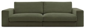 Zielona sztruksowa sofa 274 cm Leonard – Bobochic Paris