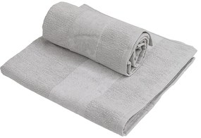 Ręcznik CARRARA 40x55 cm jasnoszary, 100% bawełna