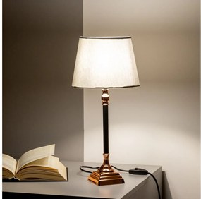 Brilagi - Lampa stołowa CERIA 1xE14/40W/230V czarna/miedziana/szara
