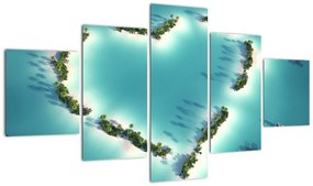 Obraz - Wyspy serca (125x70 cm)