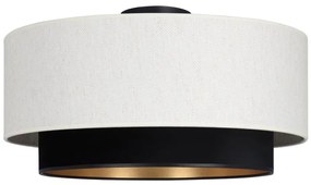 Lampa sufitowa NATIA 1xE27/60W/230V biała/czarna