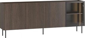 Komoda Dunari 220 cm czterodrzwiowa - dąb dunin