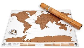 Mapa do zdrapywania 88x52 cm World Scratch Map – Ambiance