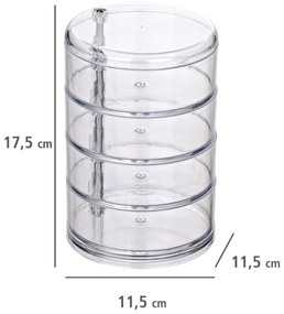 Pudełko, pojemnik na kosmetyki, biżuterię, drobiazgi - 4 poziomy, WENKO
