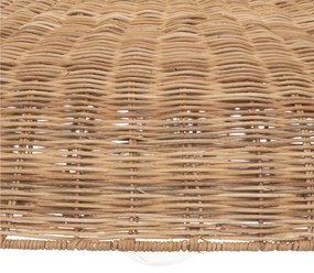 Lampa wisząca ORIGANES z rattanowym kloszem, Ø 58 cm